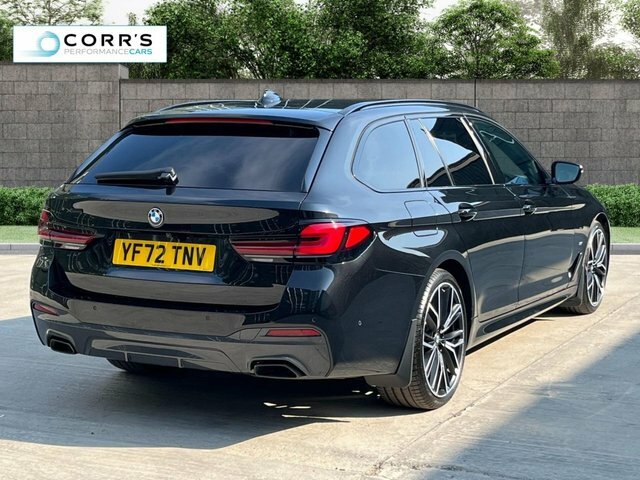BMW 5 Series 3.0 530D Mht M Sport Touring Hybrid Ste Black #3