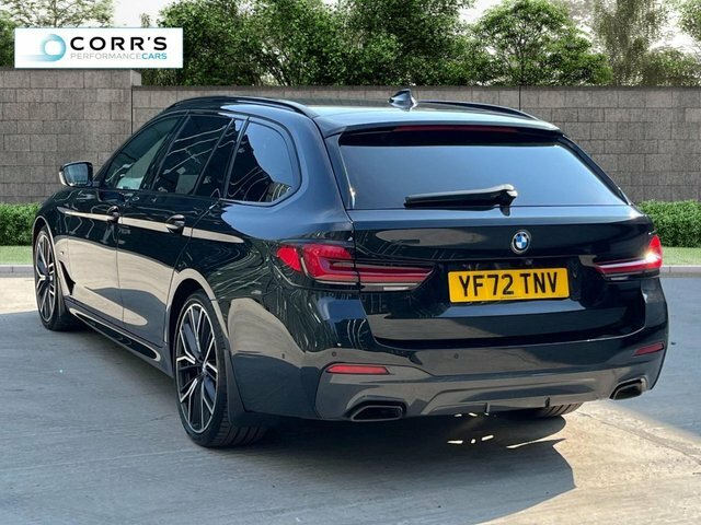 BMW 5 Series 3.0 530D Mht M Sport Touring Hybrid Ste Black #4