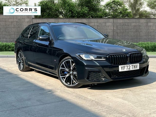 BMW 5 Series 3.0 530D Mht M Sport Touring Hybrid Ste Black