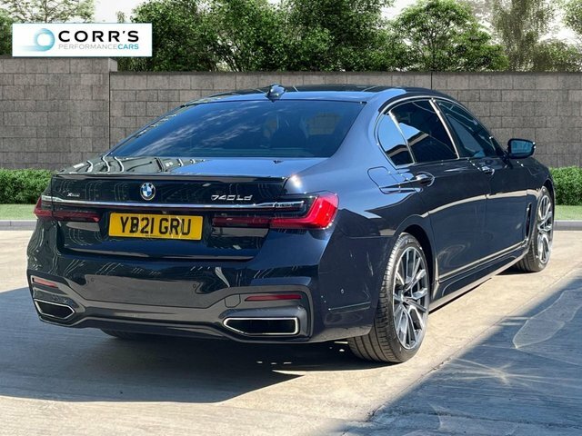 BMW 7 Series 3.0 740Ld Mht M Sport Saloon Hybrid Aut Black #3