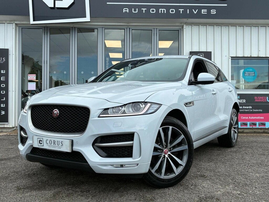 Jaguar F-Pace Suv 2.0 D180 R-sport Awd Euro 6 Ss 20 OY67XFM White