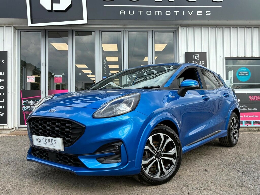 Ford Puma 1.0T Ecoboost Mhev St-line Euro 6 Ss BT20WJY Blue