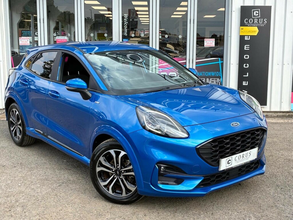 Ford Puma 1.0T Ecoboost Mhev St-line Euro 6 Ss BT20WJY Blue #5