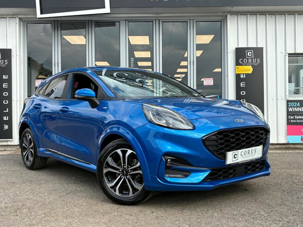 Ford Puma 1.0T Ecoboost Mhev St-line Euro 6 Ss BT20WJY Blue #4