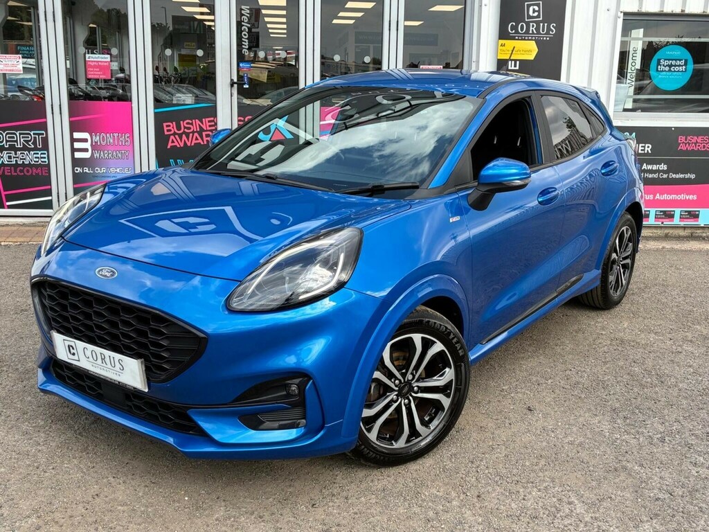 Ford Puma 1.0T Ecoboost Mhev St-line Euro 6 Ss BT20WJY Blue #2