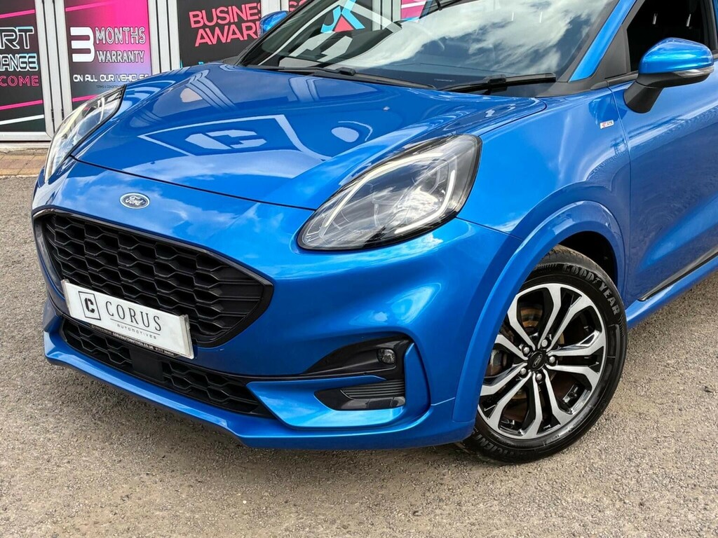 Ford Puma 1.0T Ecoboost Mhev St-line Euro 6 Ss BT20WJY Blue #3