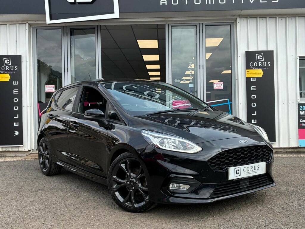 Ford Fiesta Hatchback 1.0T Ecoboost Mhev St-line X Edition Eur BT21WYV Black #4