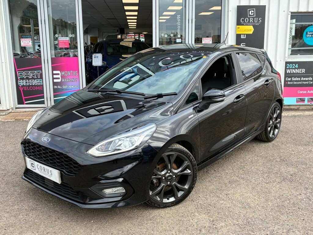 Ford Fiesta Hatchback 1.0T Ecoboost Mhev St-line X Edition Eur BT21WYV Black #2