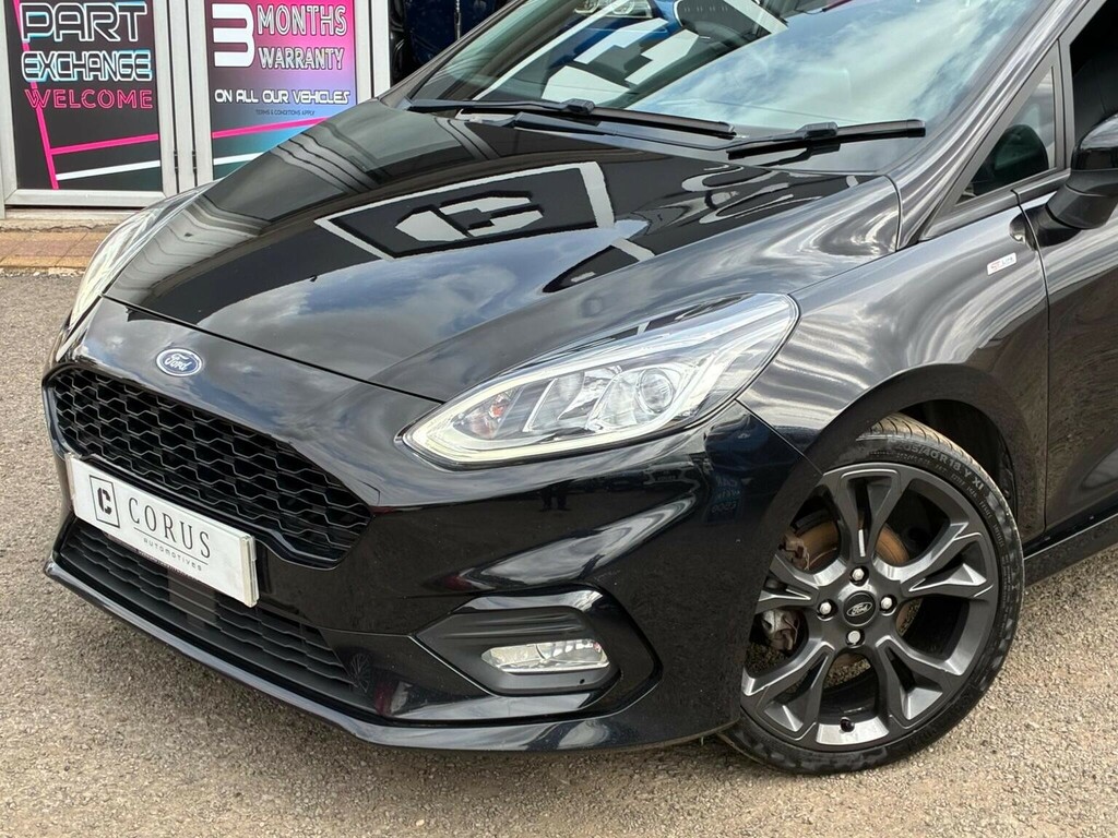 Ford Fiesta Hatchback 1.0T Ecoboost Mhev St-line X Edition Eur BT21WYV Black #3