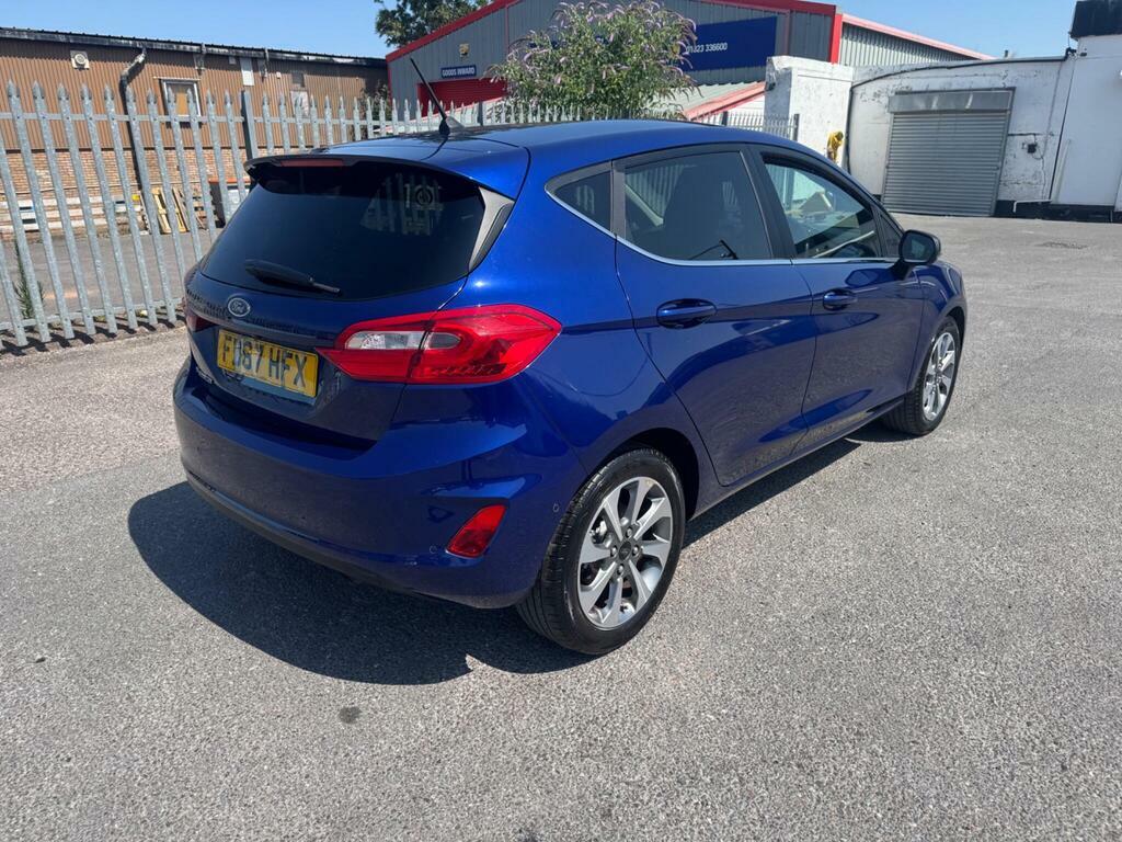 Ford Fiesta 1.0T Ecoboost Titanium Euro 6 S S FD67HFX Blue #4