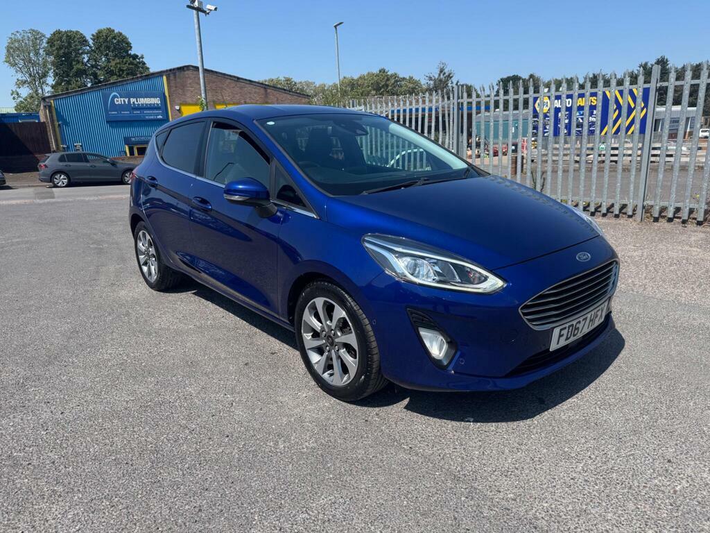 Ford Fiesta 1.0T Ecoboost Titanium Euro 6 S S Blue