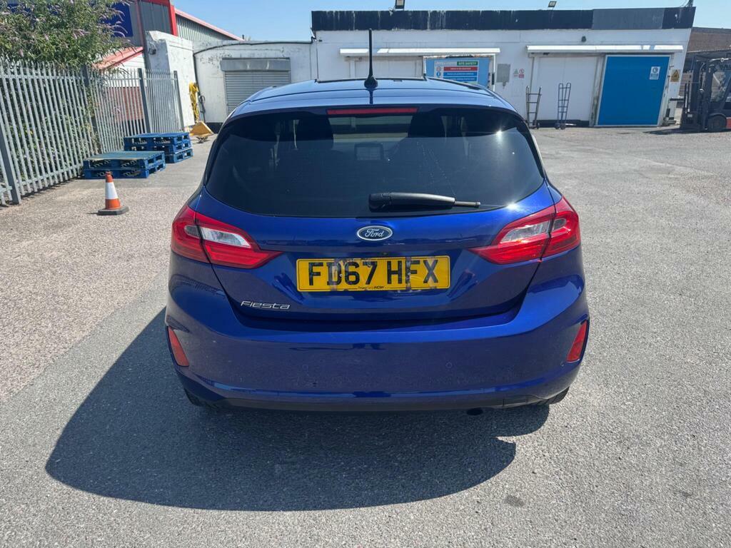 Ford Fiesta 1.0T Ecoboost Titanium Euro 6 S S FD67HFX Blue #5