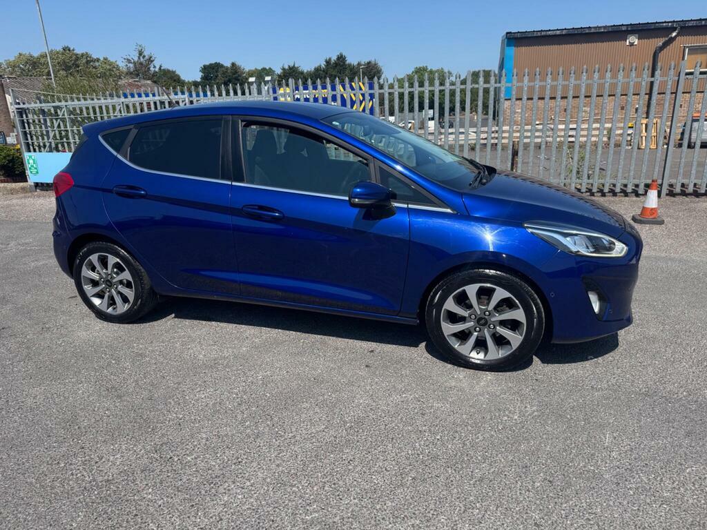 Ford Fiesta 1.0T Ecoboost Titanium Euro 6 S S FD67HFX Blue #2