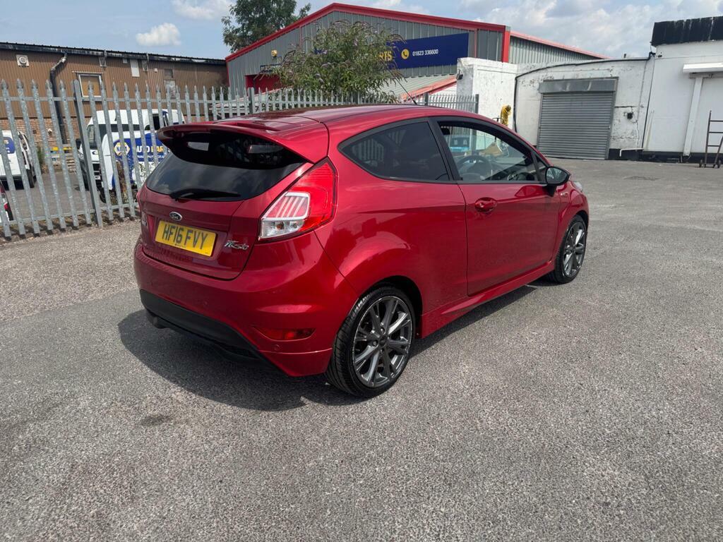 Ford Fiesta 1.0T Ecoboost St-line Euro 6 S S HF16FVY Red #4