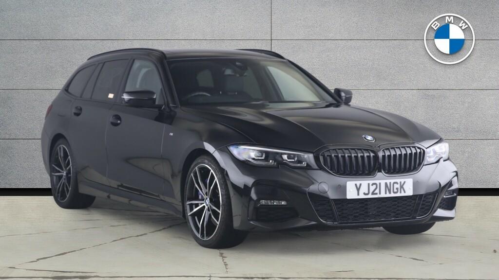 BMW 3 Series 320D M Sport Touring YJ21NGK Black