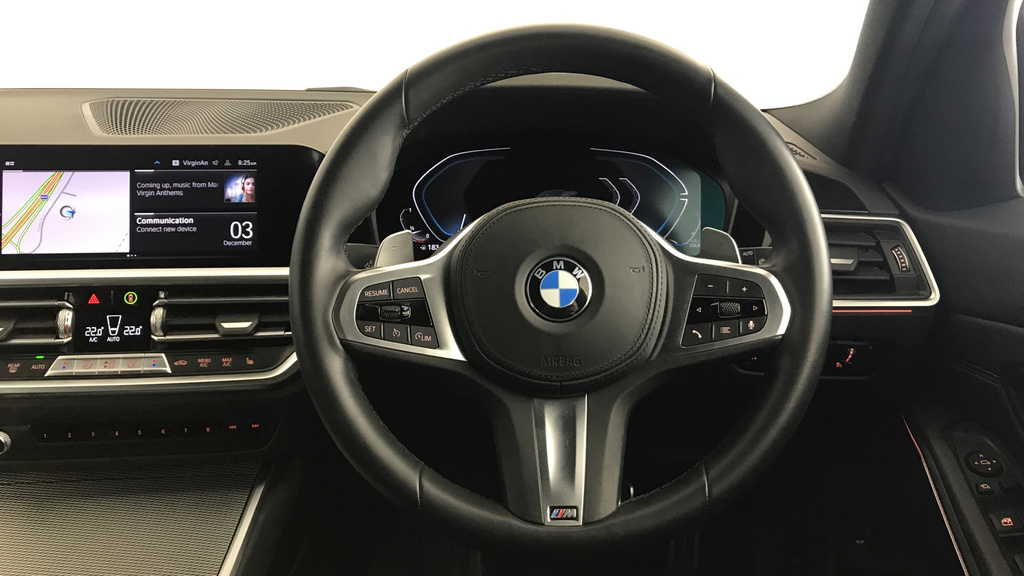 BMW 3 Series 320D M Sport Touring YJ21NGK Black #5