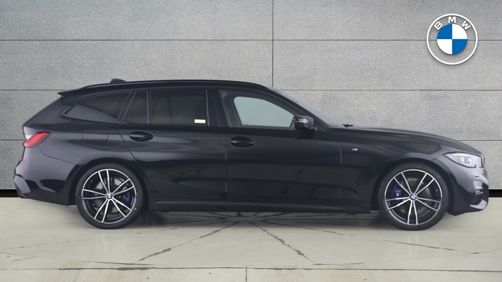 BMW 3 Series 320D M Sport Touring YJ21NGK Black #3