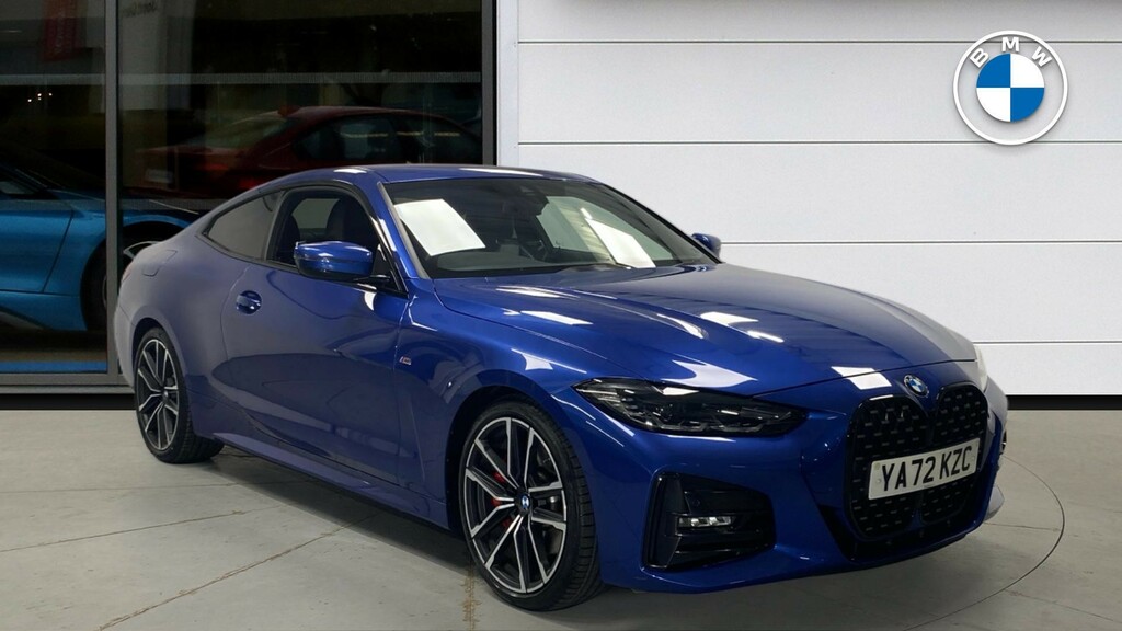 BMW 4 Series Gran Coupe 420D M Sport Coupe Blue
