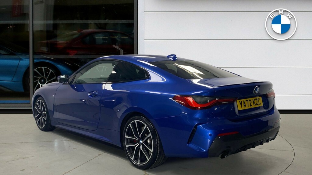 BMW 4 Series Gran Coupe 420D M Sport Coupe Blue #2