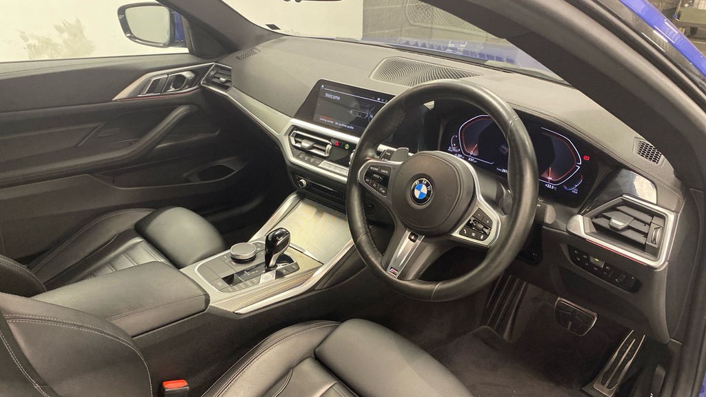 BMW 4 Series Gran Coupe 420D M Sport Coupe Blue #6