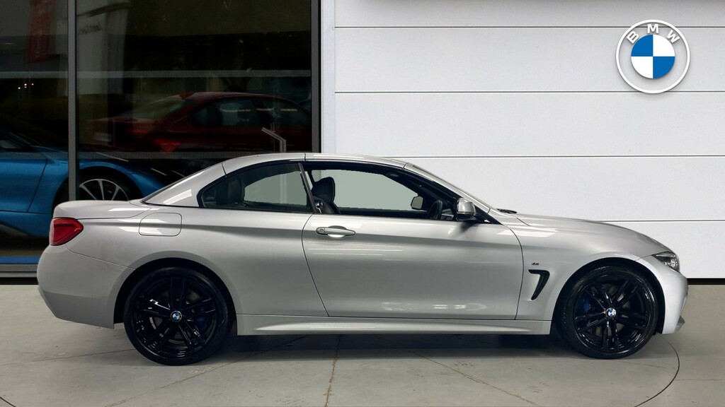 BMW 4 Series 435D Xdrive M Sport Convertible Silver #3