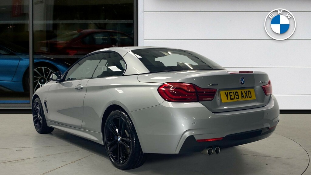 BMW 4 Series 435D Xdrive M Sport Convertible Silver #2