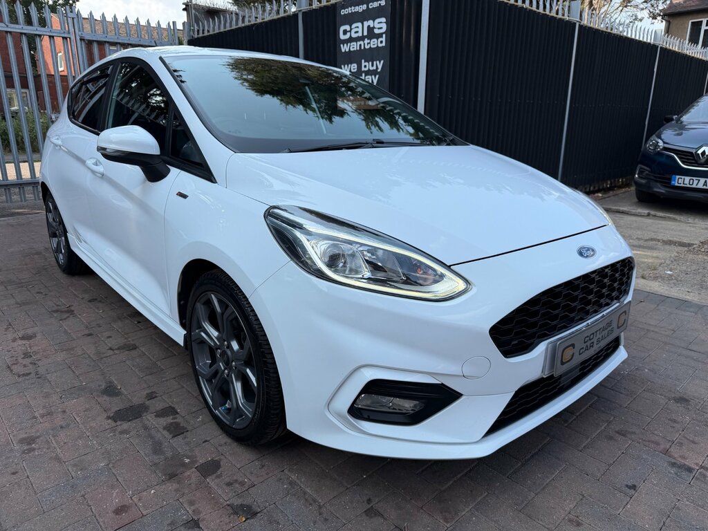 Ford Fiesta 1.0T Ecoboost Gpf St-line Hatchback Man White