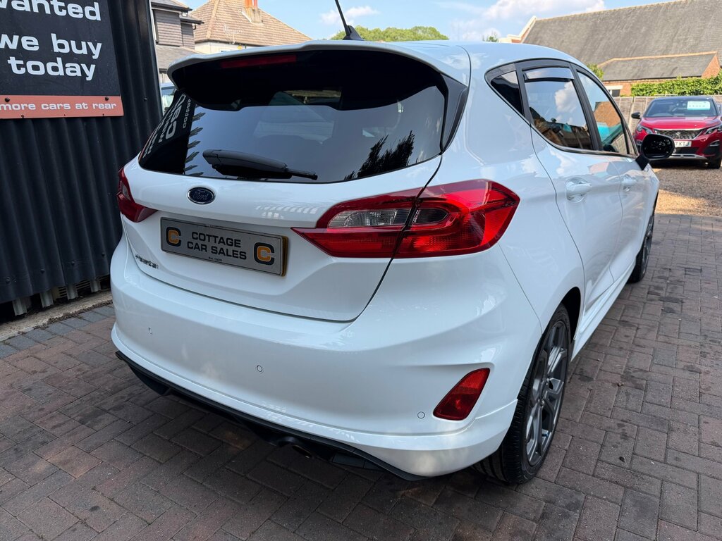 Ford Fiesta 1.0T Ecoboost Gpf St-line Hatchback Man White #4