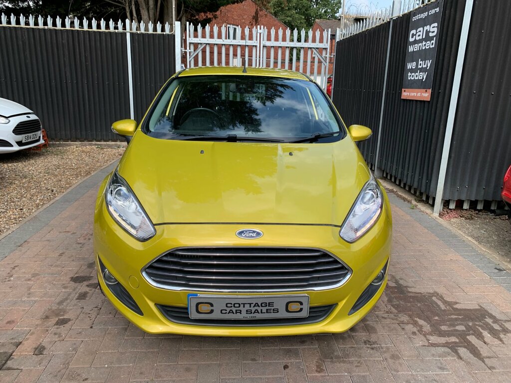 Ford Fiesta 1.0T Ecoboost Zetec Hatchback Eu Yellow #4