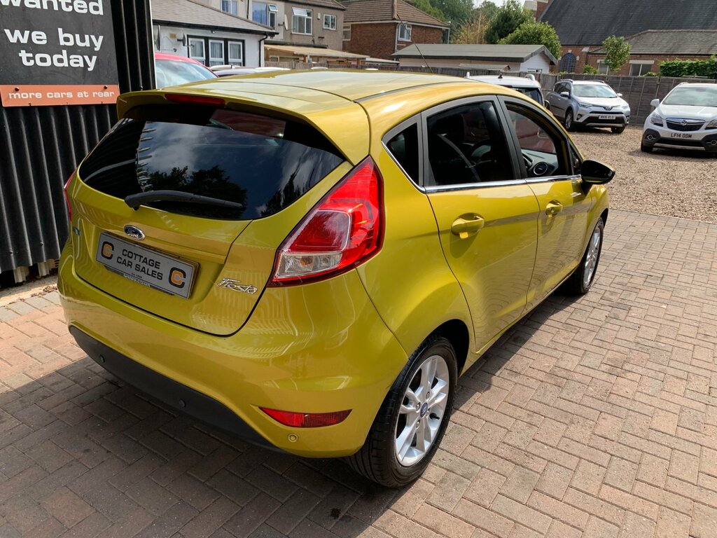 Ford Fiesta 1.0T Ecoboost Zetec Hatchback Eu Yellow #6