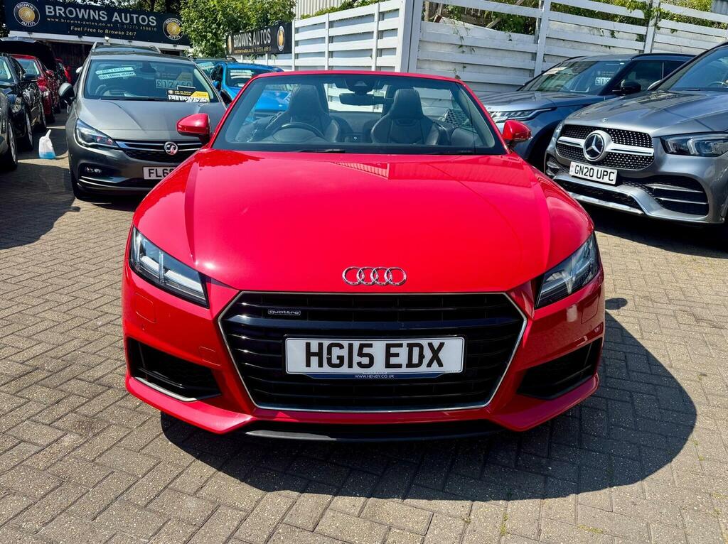 Audi TT Convertible 2.0 Tfsi S Line Roadster S Tronic Quat Red #4