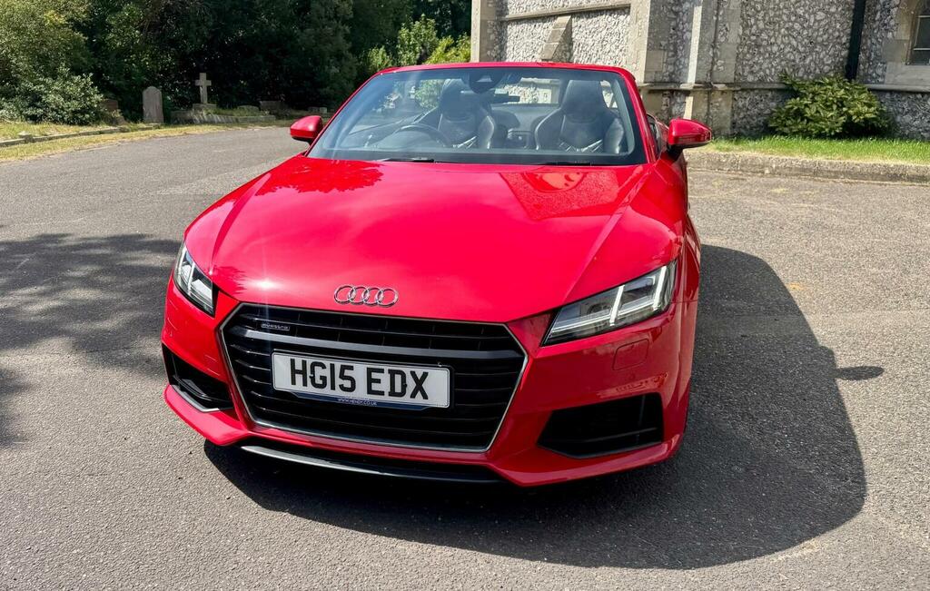 Audi TT Convertible 2.0 Tfsi S Line Roadster S Tronic Quat Red