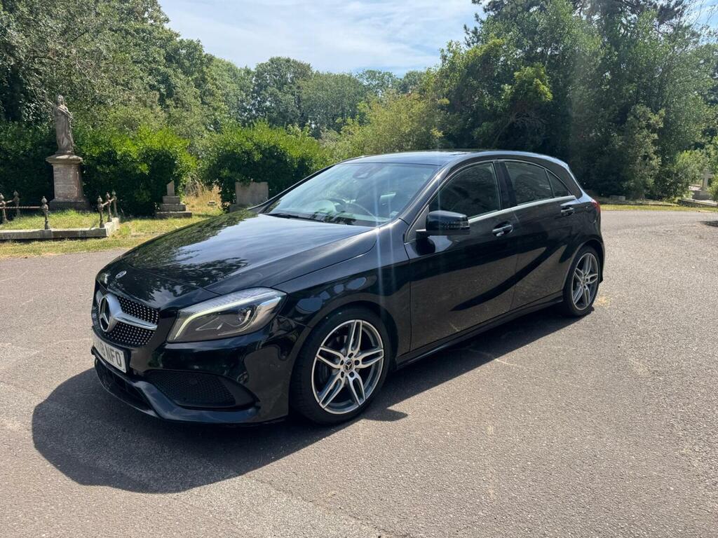 Mercedes-Benz A Class Hatchback 2.1 A200d Amg Line Premium 7G-dct Euro GV18NFO Black #2