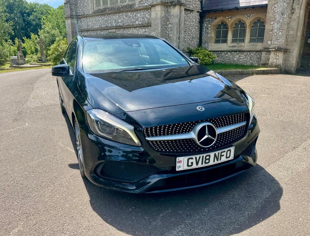 Mercedes-Benz A Class Hatchback 2.1 A200d Amg Line Premium 7G-dct Euro GV18NFO Black #4