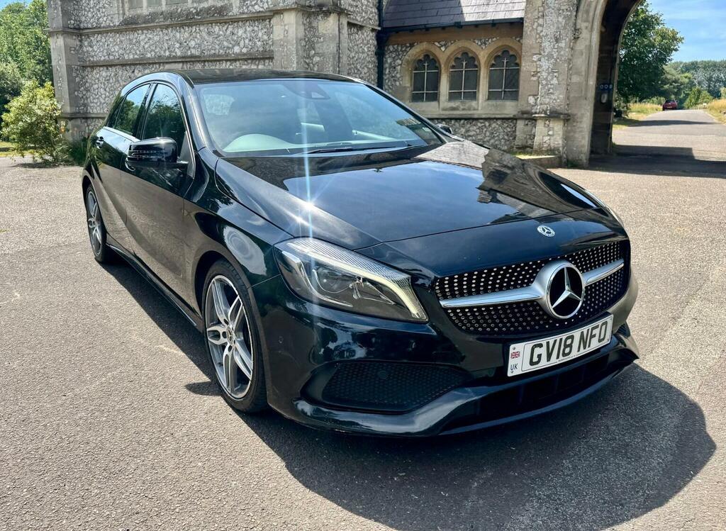 Mercedes-Benz A Class Hatchback 2.1 A200d Amg Line Premium 7G-dct Euro GV18NFO Black #5