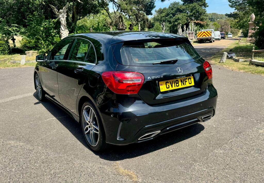 Mercedes-Benz A Class Hatchback 2.1 A200d Amg Line Premium 7G-dct Euro GV18NFO Black #3