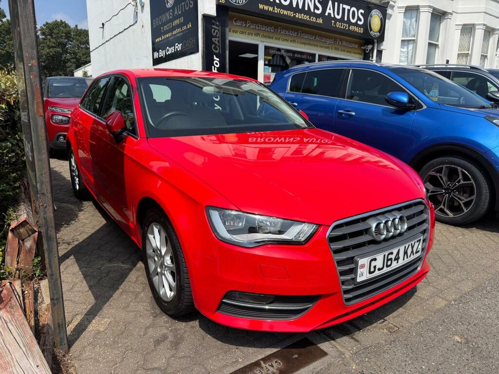 Audi A3 Hatchback 1.4 Tfsi Cod Se Sportback S Tronic Euro GJ64KXZ Red #2