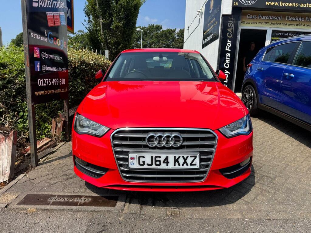 Audi A3 Hatchback 1.4 Tfsi Cod Se Sportback S Tronic Euro GJ64KXZ Red #3