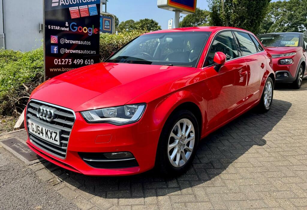 Audi A3 Hatchback 1.4 Tfsi Cod Se Sportback S Tronic Euro GJ64KXZ Red #4