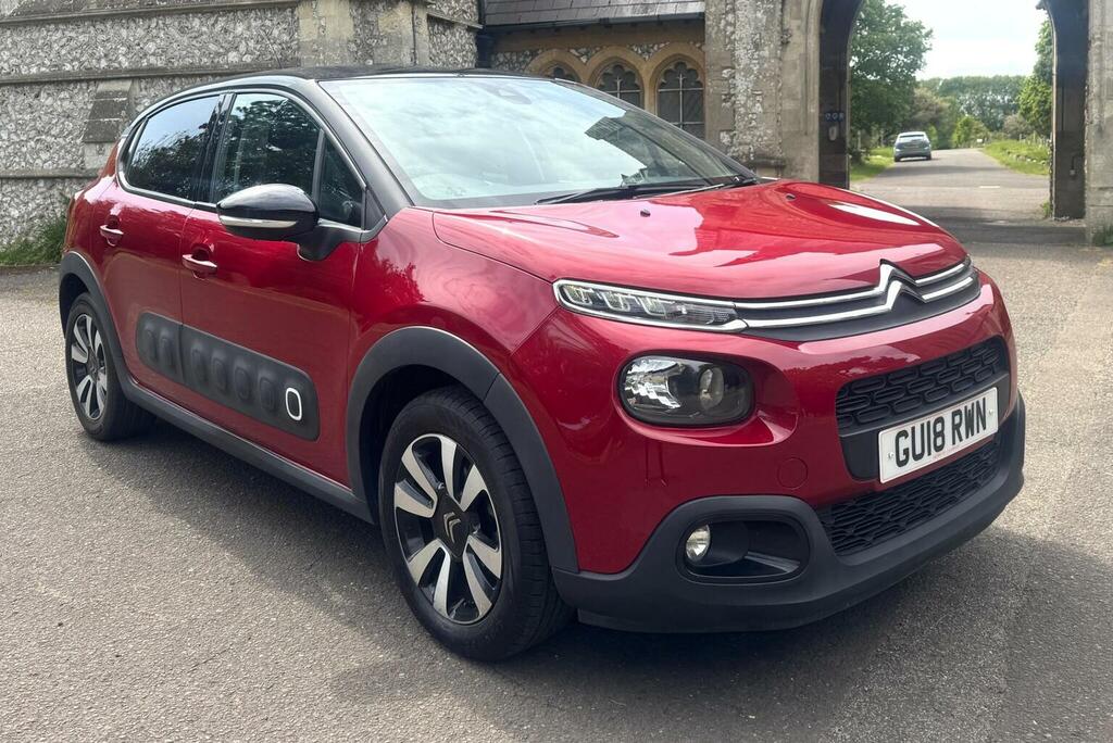 Citroen C3 Hatchback 1.2 Puretech Flair Euro 6 Ss 201 Red #5