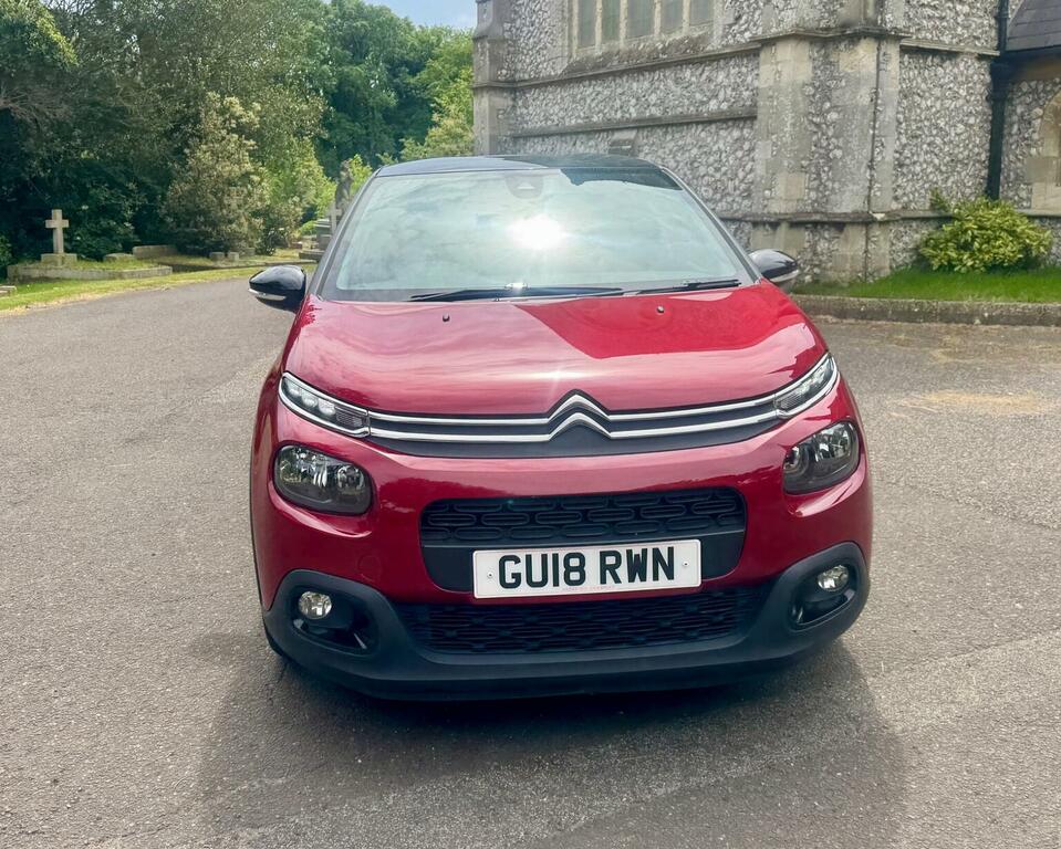 Citroen C3 Hatchback 1.2 Puretech Flair Euro 6 Ss 201 Red #6