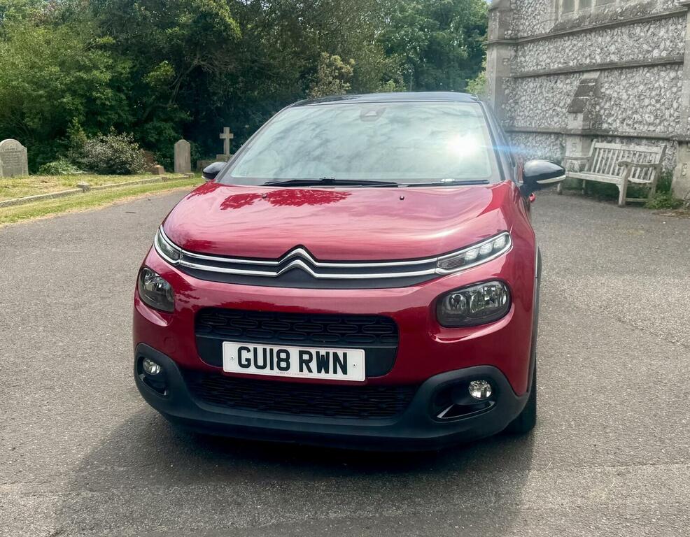 Citroen C3 Hatchback 1.2 Puretech Flair Euro 6 Ss 201 Red #2