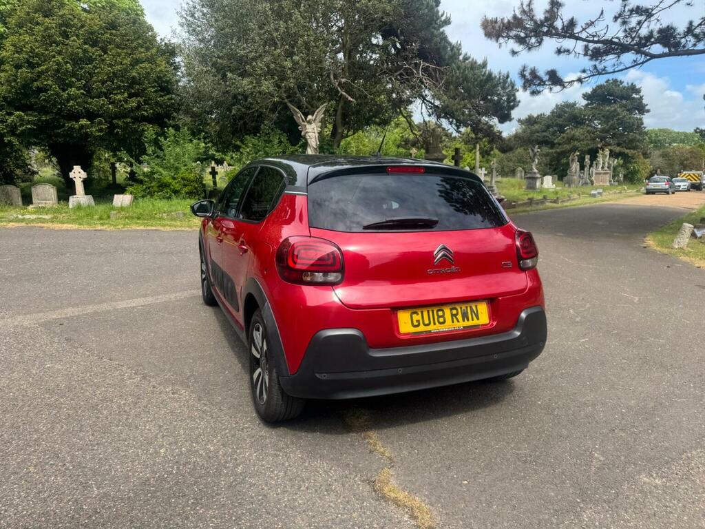 Citroen C3 Hatchback 1.2 Puretech Flair Euro 6 Ss 201 Red #4