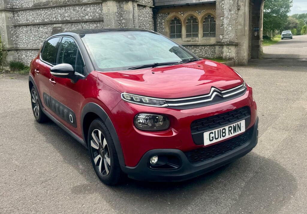 Citroen C3 Hatchback 1.2 Puretech Flair Euro 6 Ss 201 Red