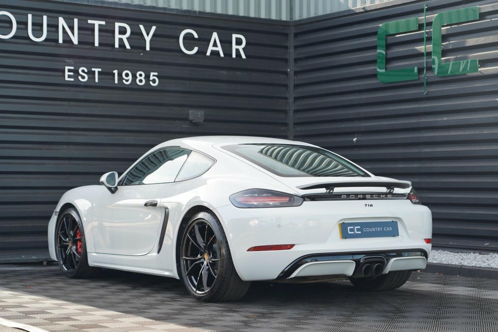 Porsche 718 Cayman 2.5T S Pdk Euro 6 Ss White #3