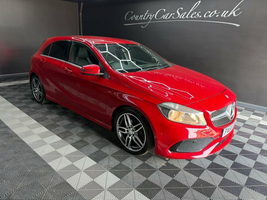 Mercedes-Benz A Class 1.5 A180d Amg Line Executive Hatchback Diese PX66WSO Red