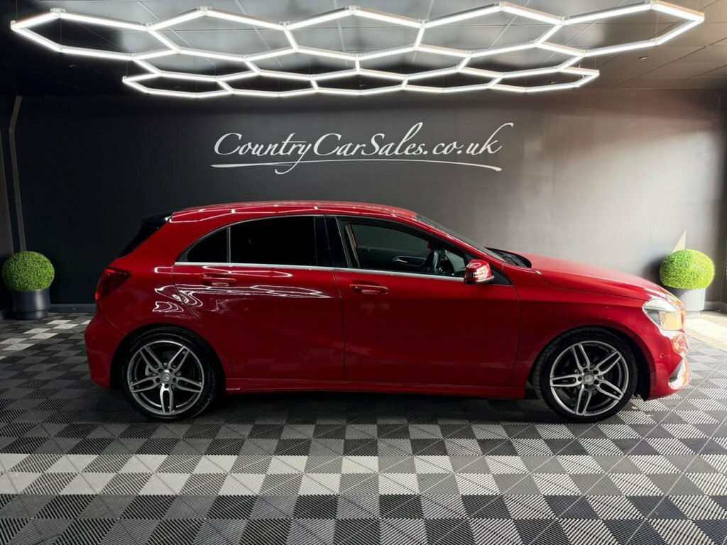 Mercedes-Benz A Class 1.5 A180d Amg Line Executive Hatchback Diese PX66WSO Red #3
