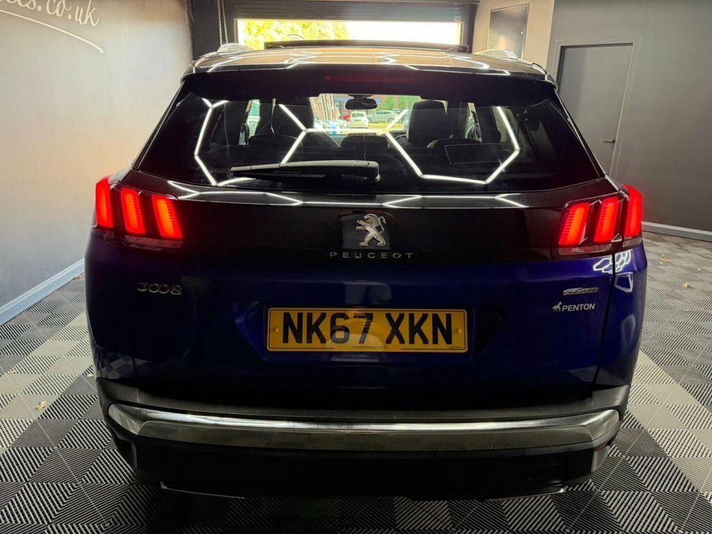 Peugeot 3008 1.2 Puretech Gt Line Suv Euro 6 NK67XKN Blue #6