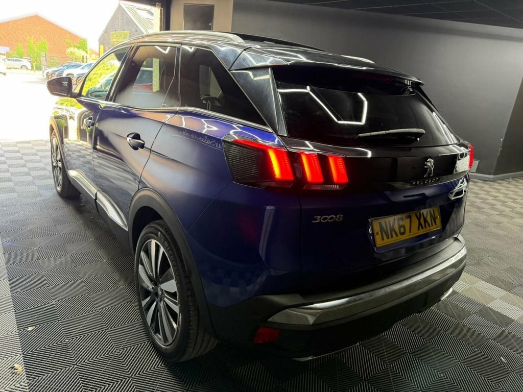 Peugeot 3008 1.2 Puretech Gt Line Suv Euro 6 NK67XKN Blue #4