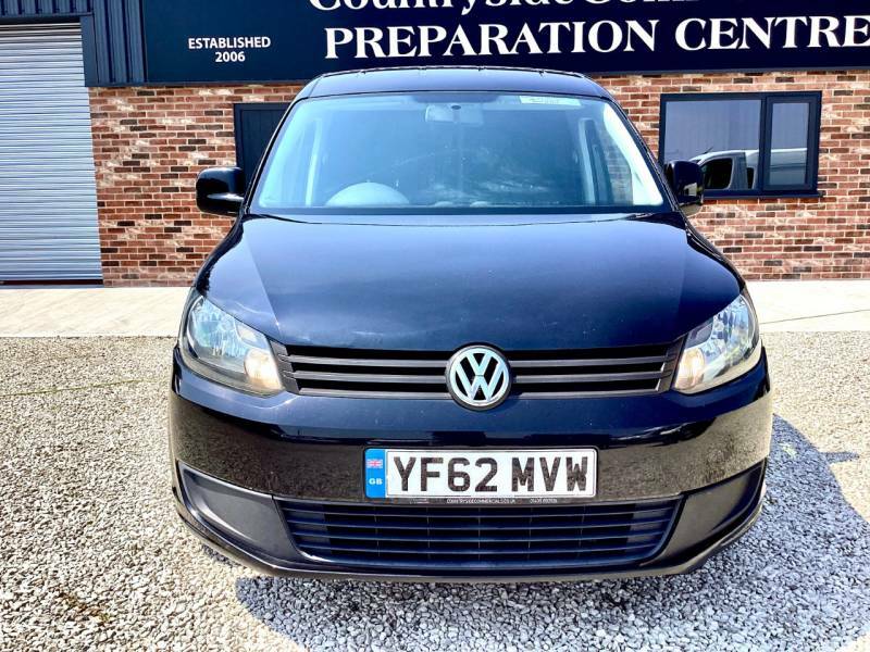 Volkswagen Caddy 1.6 Tdi 75Ps Trendline Van Black #2